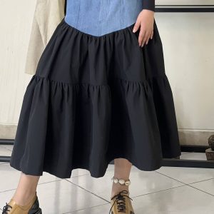 دامن چين دو تكه